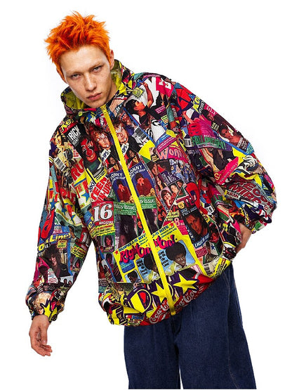 Teflon Three Proof Retro Printed Jacket【s0000017848】