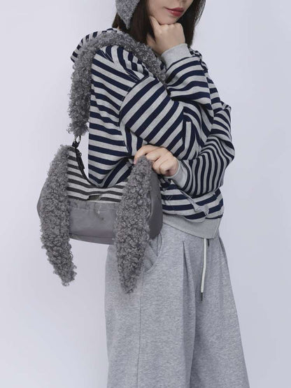 Rabbit Plush Versatile Commuter Crossbody Bag【s0000014618】