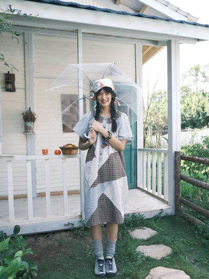 Loose-fitting short-sleeved dress【s0000012770】