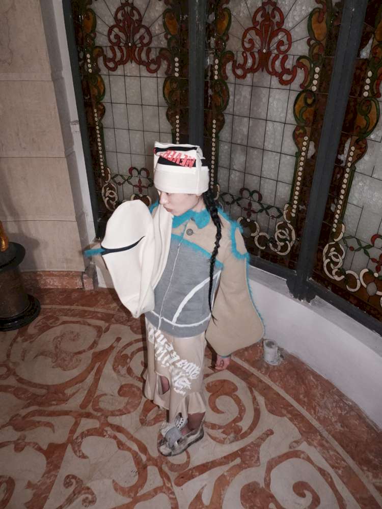 Fur Paneled Polar Fleece Coat【s0000015148】