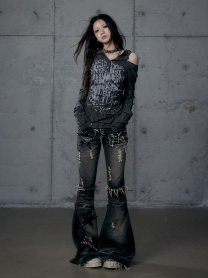 Micro Slim Washed Jeans【s0000013474】