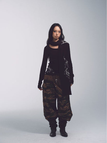 CAMOUFLAGE LOW RISE SWEATPANTS [S0000010741]