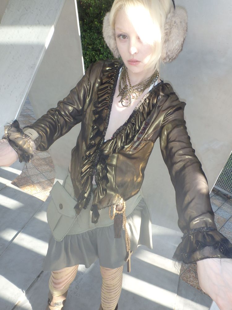 Oddly shaped short skirt【s0000013179】