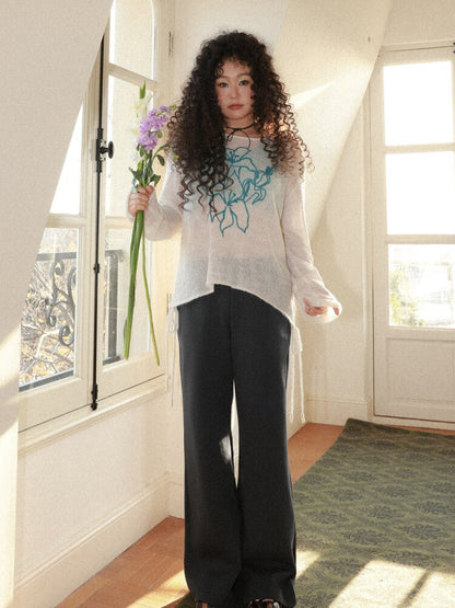 Twilight Printed Bell Bottoms【s0000015456】
