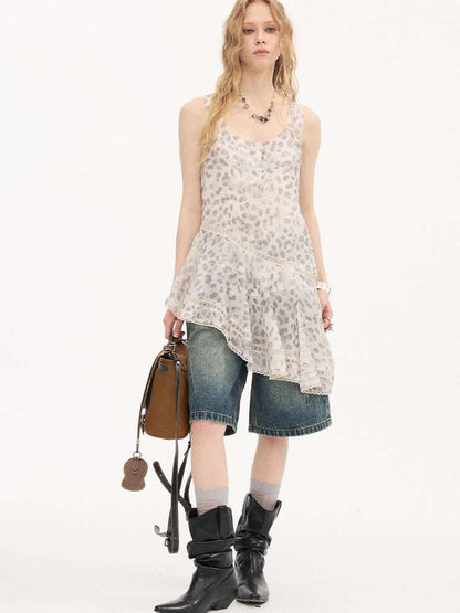 Cat Beard Denim Split Pants【s0000015419】