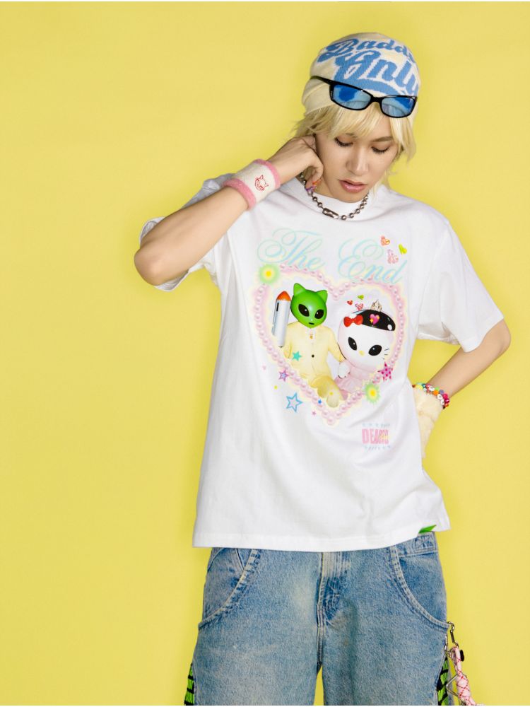 Printed Loose T-Shirt【s0000012461】