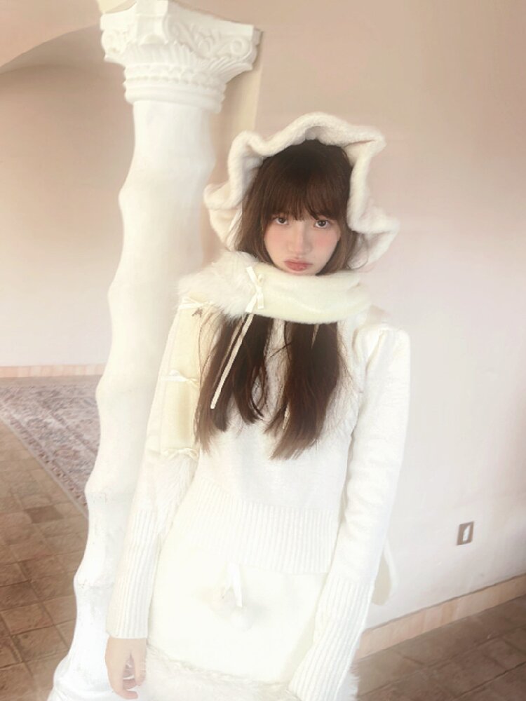 Solid Color Crew Neck Sweater【s0000018540】