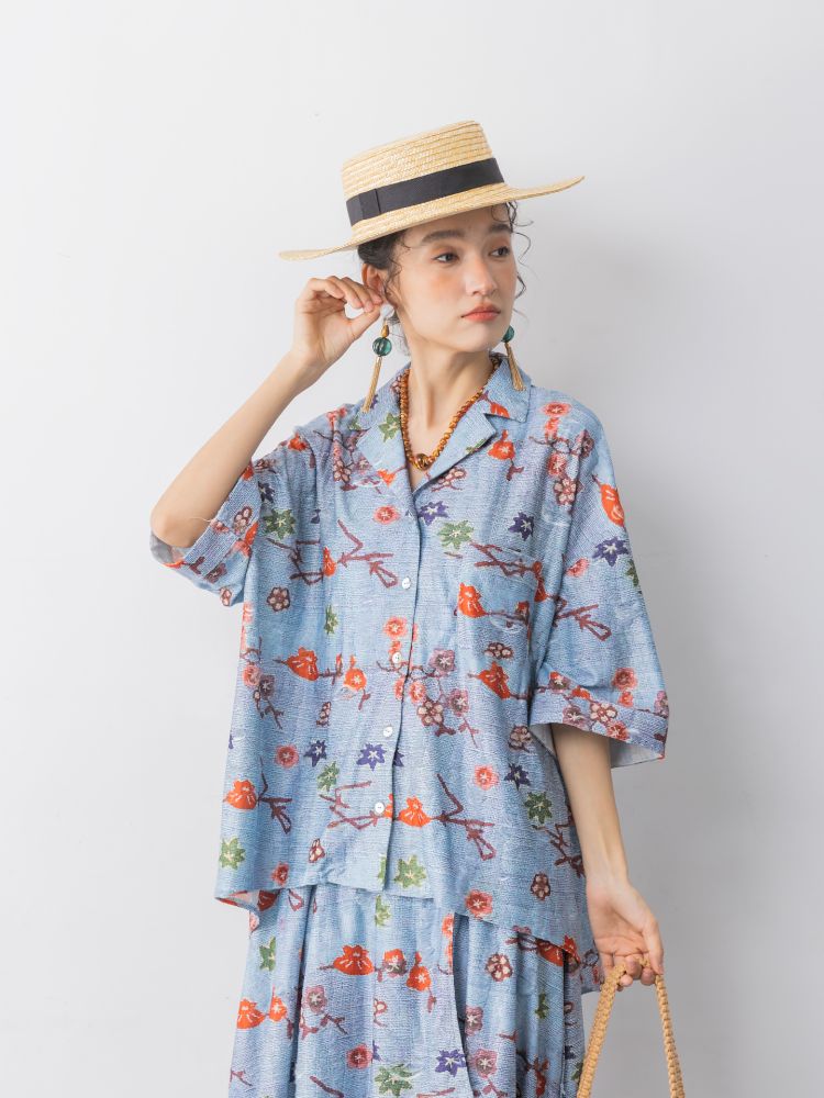 Cuban short-sleeved shirt dress pants【s0000013315】