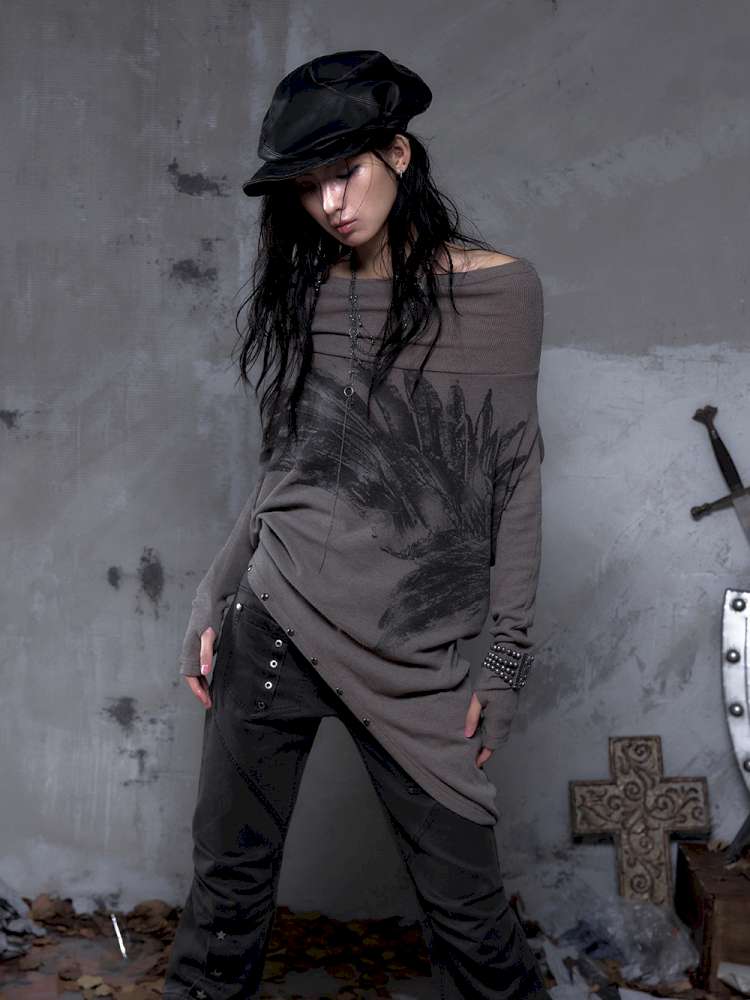 Long-Sleeve Knit Base Layer Top【s0000014466】