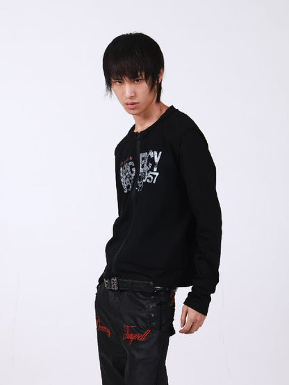 Slogan Cotton Linen Long Sleeves【s0000018193】