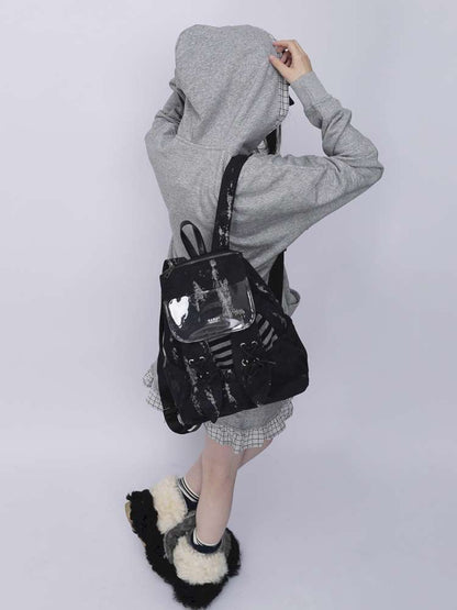 Rabbit Ears Pain Cute Backpack School Bag【s0000014617】