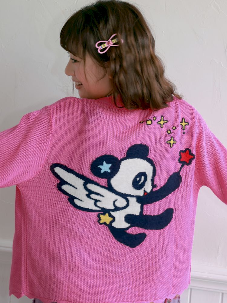 Panda Thin Knitted Cardigan【s0000012758】
