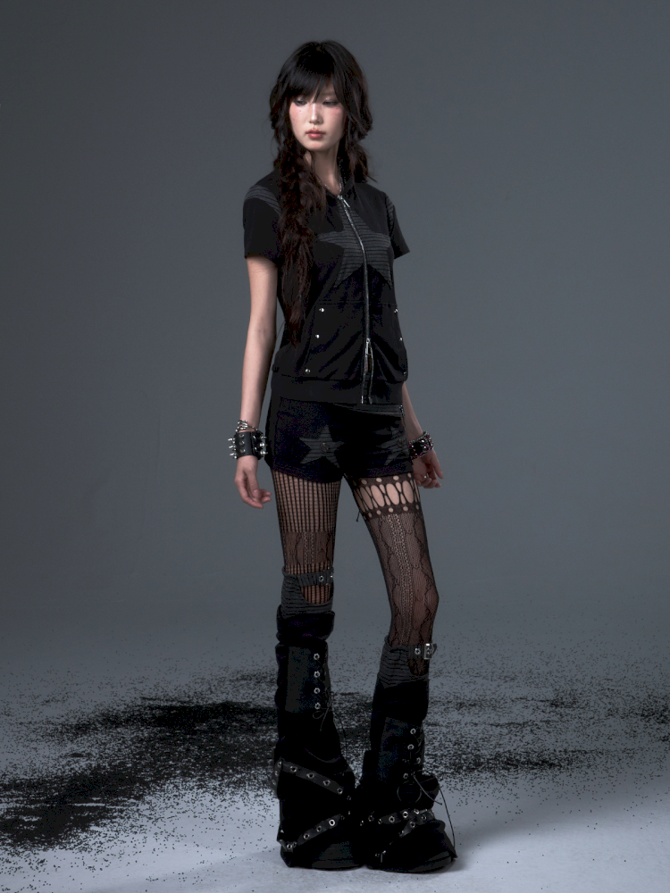 Knit Low Waist Casual Shorts【s0000012445】