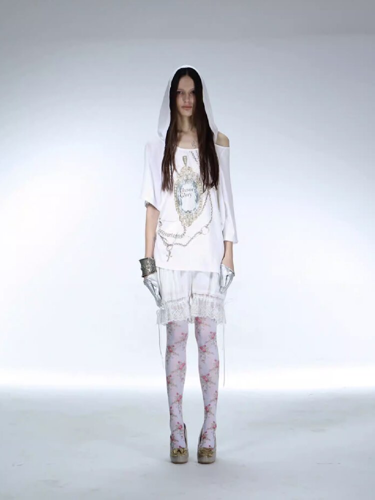 Vintage Lace Fluffy Bloomer Shorts【s0000015908】