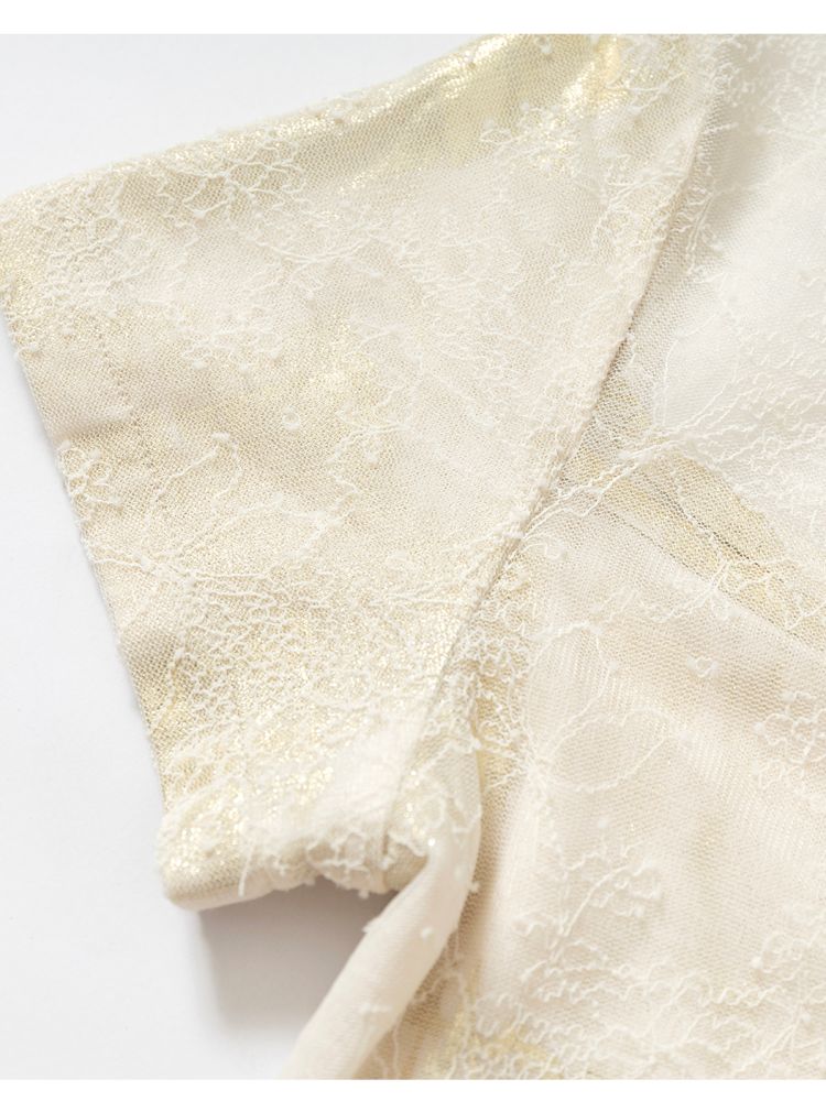 Patchwork two-way short-sleeved T-shirt【s0000012788】