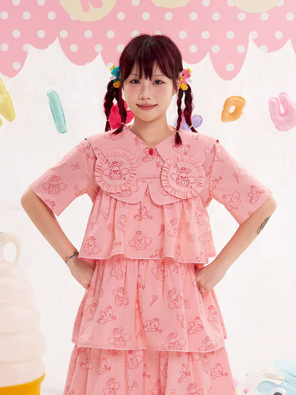 Animal Angel Pink Cake Halter Dress【s0000013192】