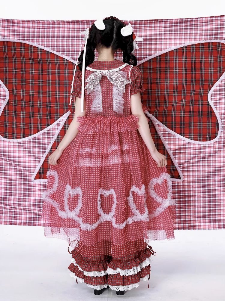 Retro Mesh Hooded Dress【s0000012194】