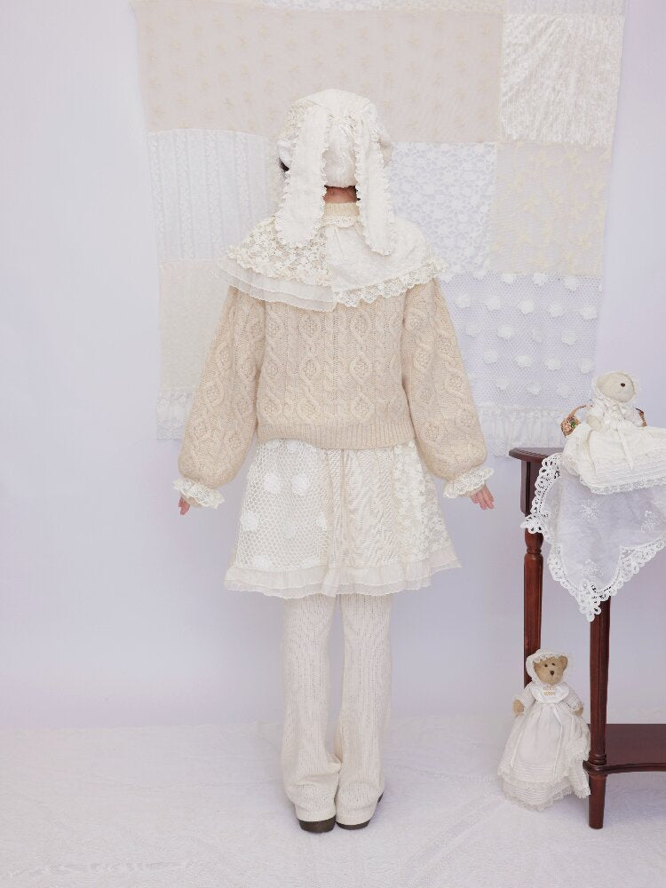 Crochet Patchwork Knitted Pants【s0000016510】