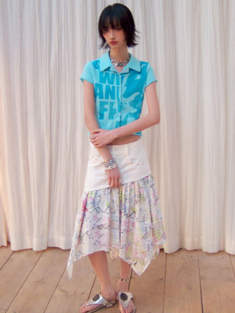 High-Waisted A-Line Skirt【s0000012957】