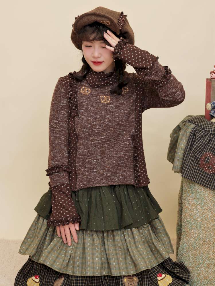 Vintage Girly Blend Wool Lace Octagon【s0000014846】