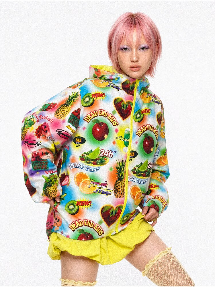 Teflon Colorful Fruit Sports Jacket【s0000017852】