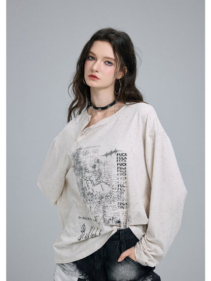 Slanted Shoulder Colored Knit Top【s0000016259】