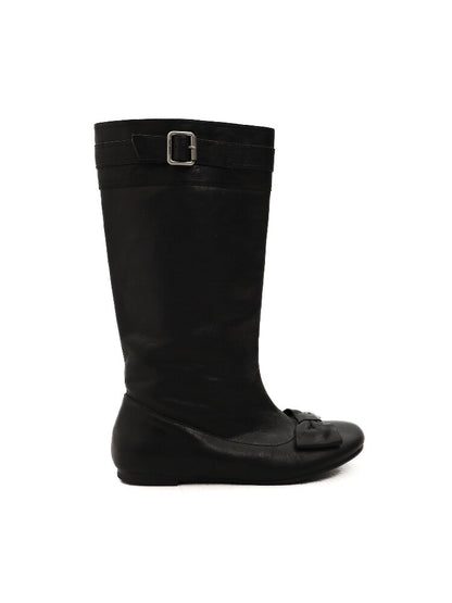 Oil Wax Cowhide Butterfly Boots【s0000016081】
