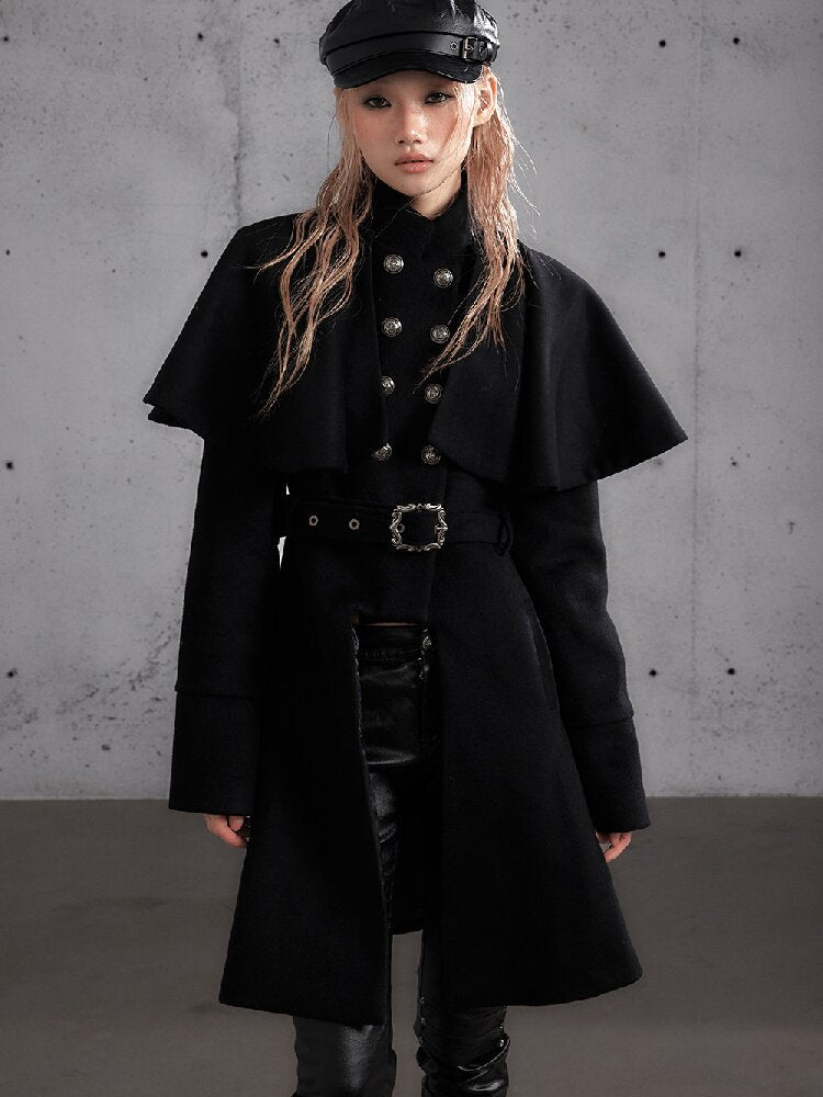 Modern Court Heiress Wool Cape Jacket【s0000019150】