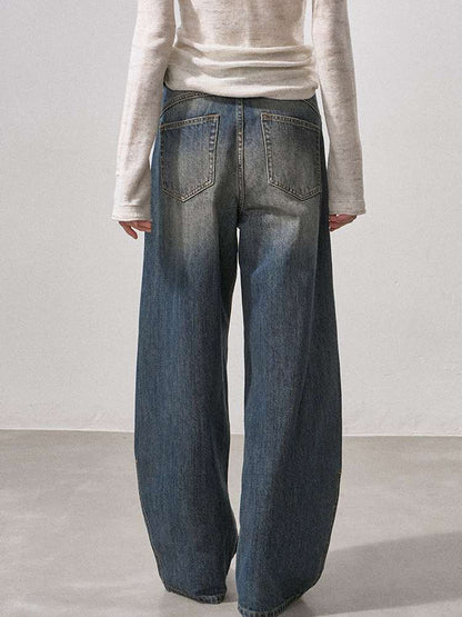 Cat Whisker Wide Leg Vintage Jeans【s0000015216】