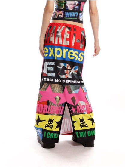 DeadEndKids Retro Print Long Skirt【s0000019126】