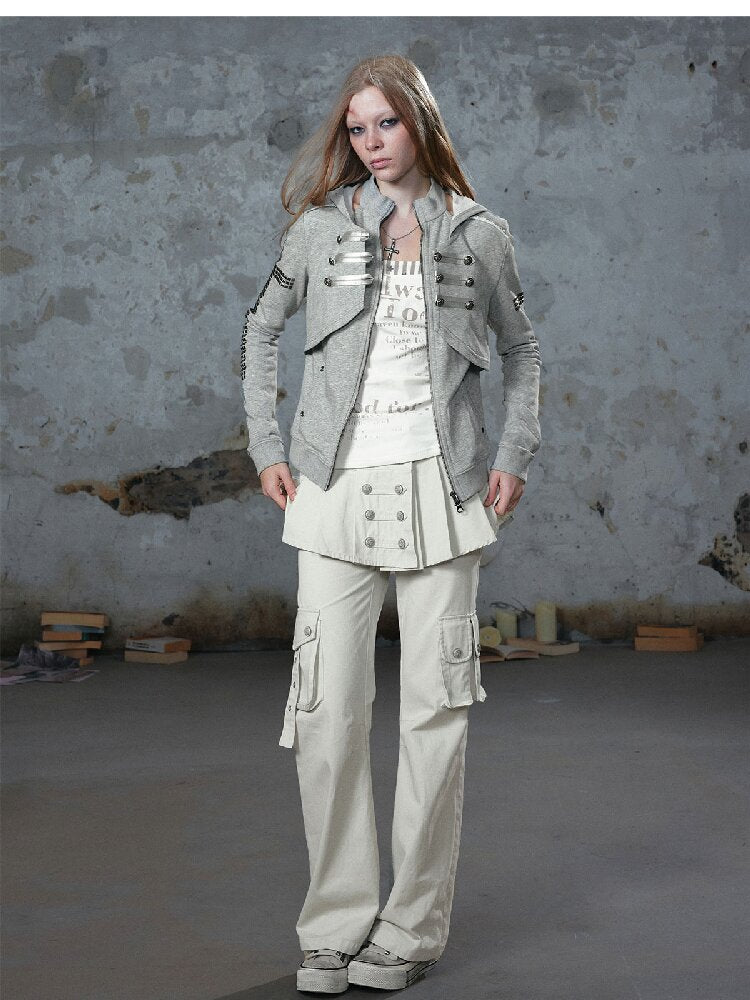 Napoleon Pleated Patchwork Pants【s0000018105】