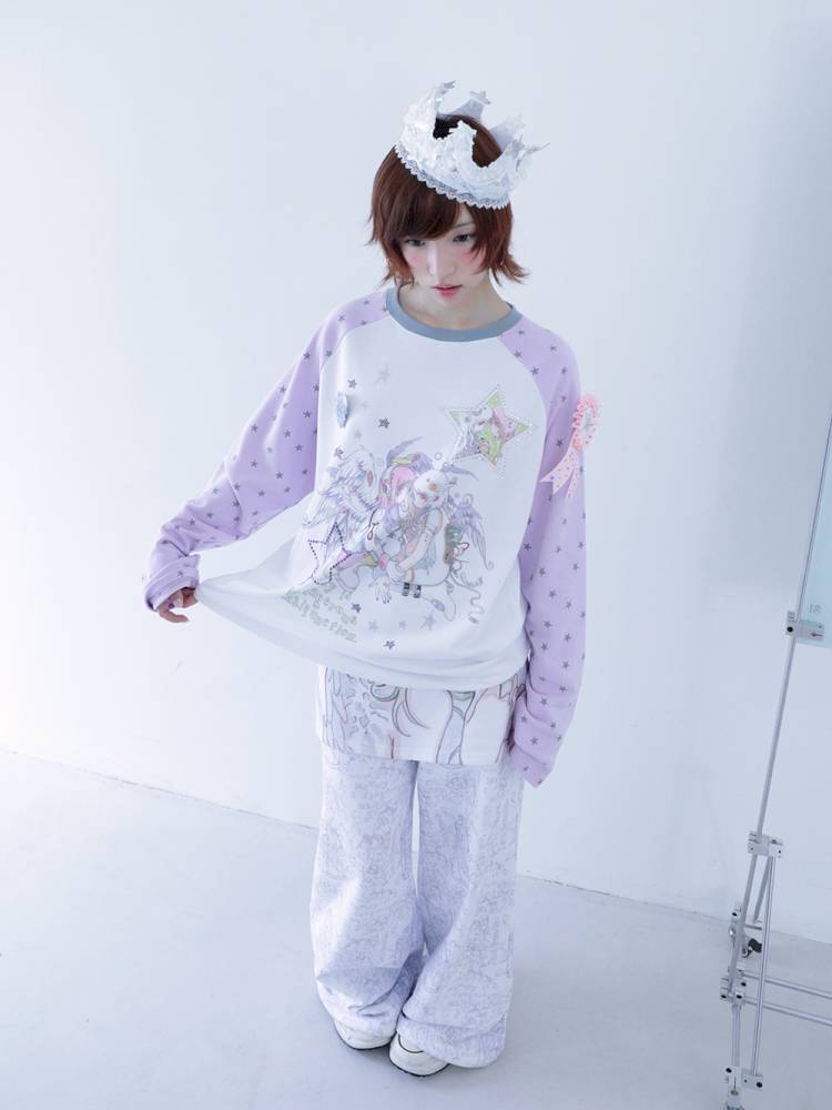 Angel Fake Two Sweatpants【s0000014440】