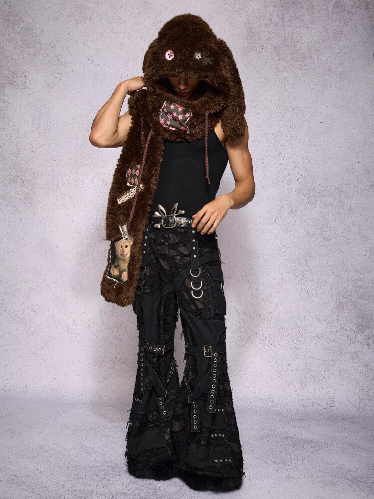 Lop Rabbit Doll Hat Scarf【s0000019135】