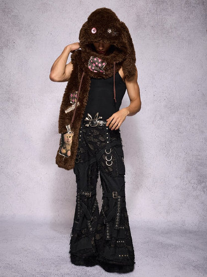 Lop Rabbit Doll Hat Scarf【s0000019135】