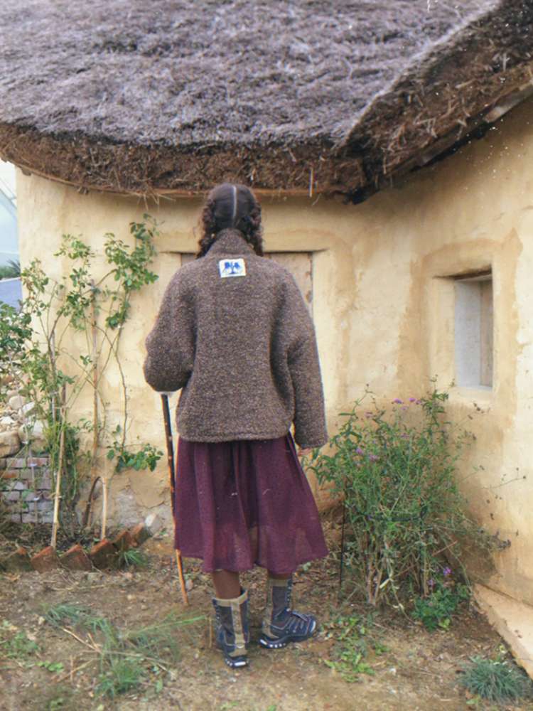 Brown Woolen Loose Button Coat【s0000014896】