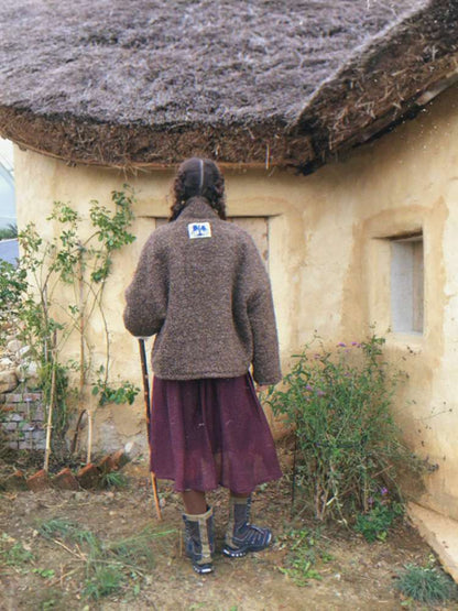 Brown Woolen Loose Button Coat【s0000014896】