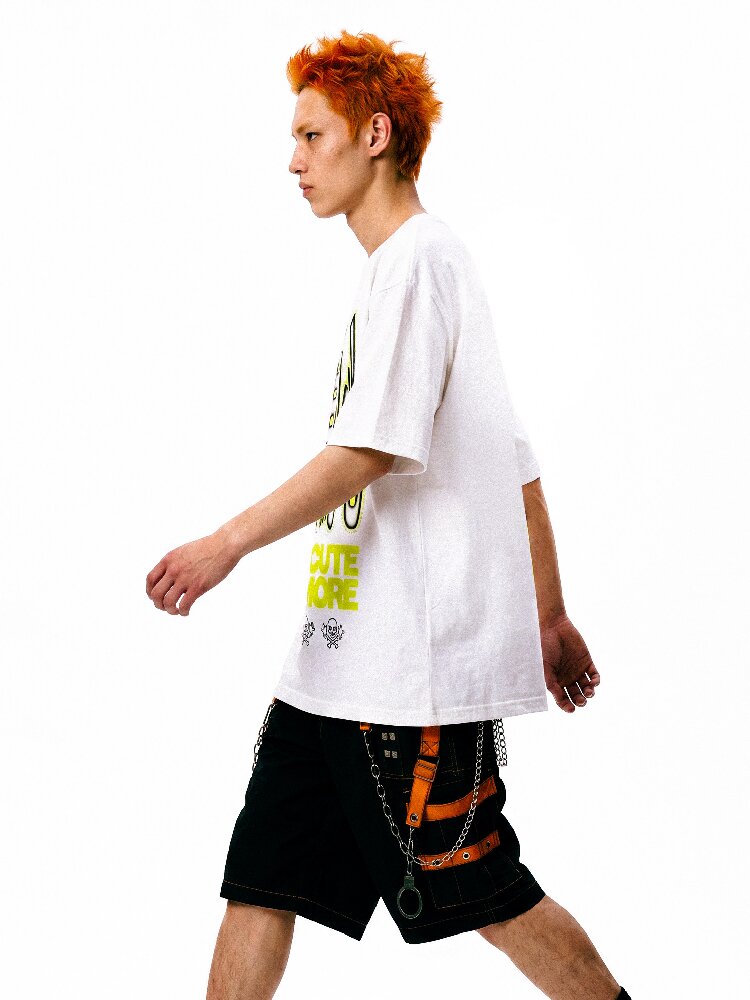 Cold Heart Slogan Loose T Shirt【s0000017113】