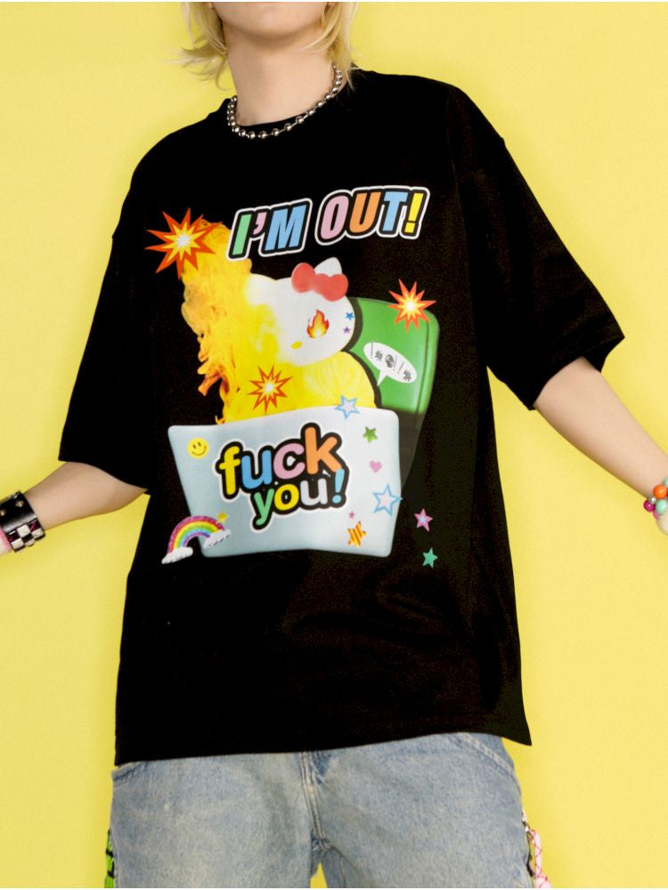 Street Hip Hop Loose T-Shirt【s0000012460】