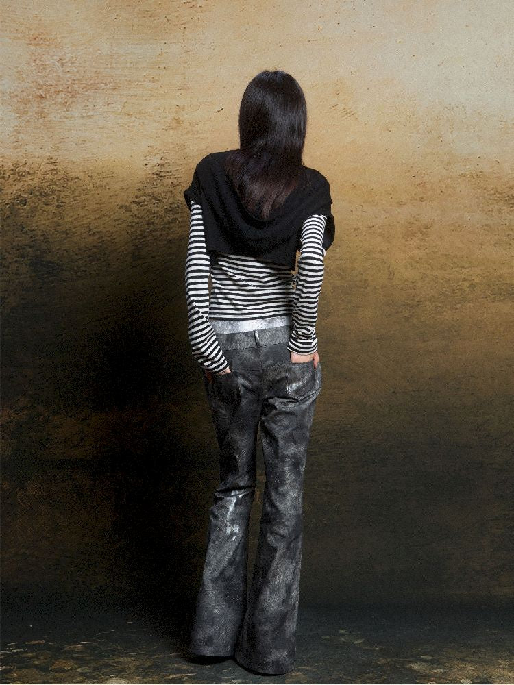 Wings Hot Rhinestone Hooded Short Tunic【s0000011818】