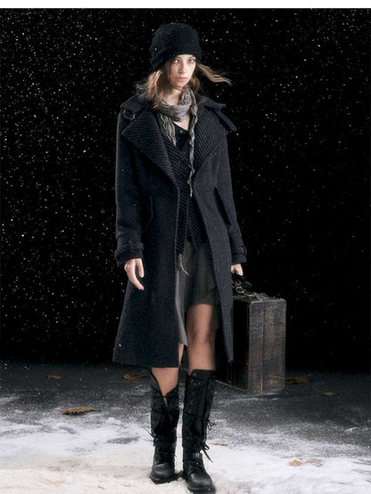 Court Knight Vest Tweed Coat【s0000014670】