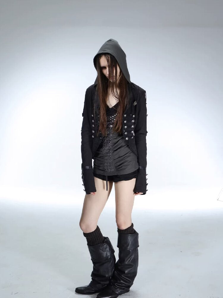 Washed Cotton Napoleon Jacket【s0000015909】