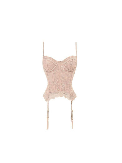 ROMANTIC SUMMER LACE FISHBONE CORSET [S0000009422]