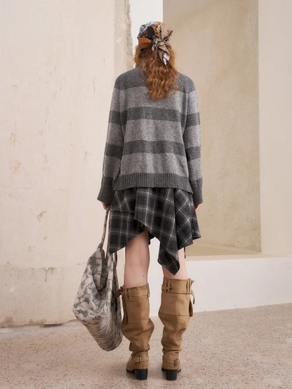 Relaxed-Fit Long-Sleeve Knit Cardigan【s0000014062】