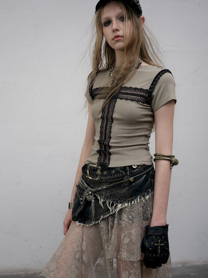 Two Wear Short Sleeve T-Shirt【s0000012619】