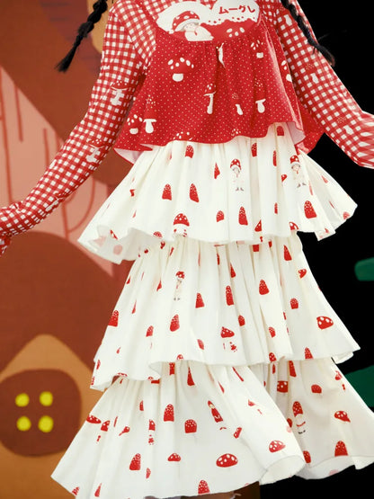 Multi-Layer Strapless Dress【s0000013933】