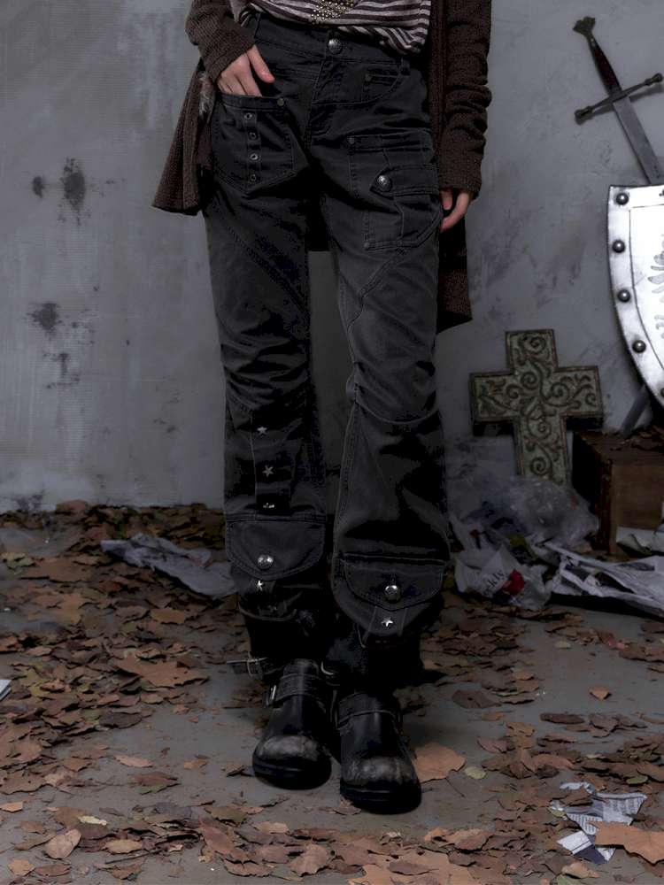 Flared Suede Casual Pants【s0000014460】