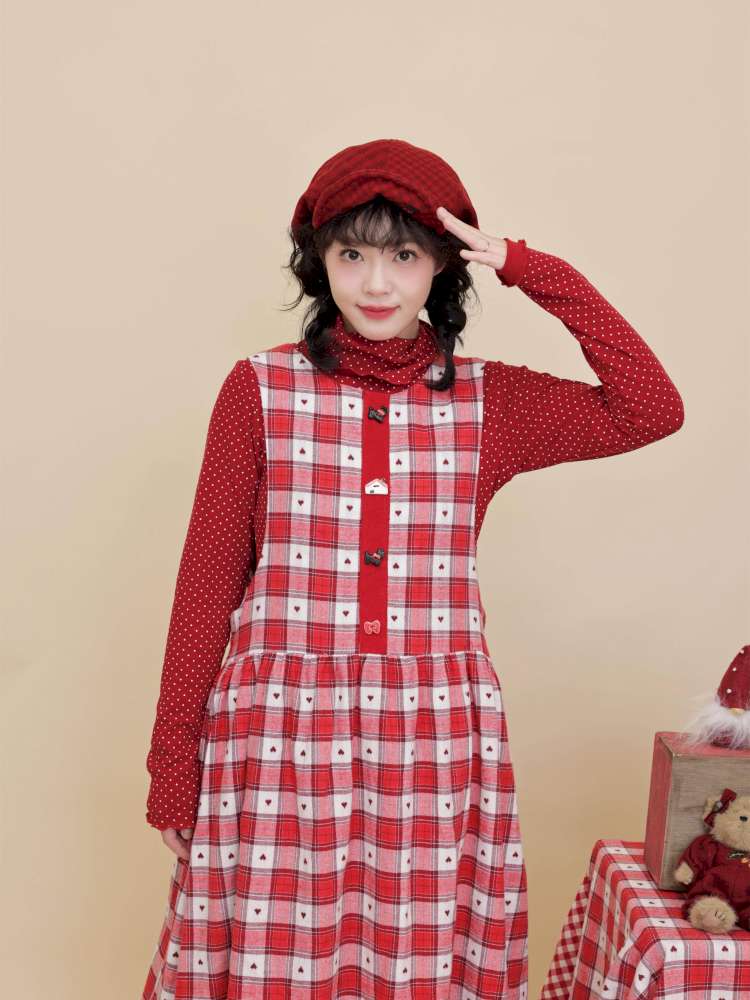 Polka Dot Puppy Lace Elastic Shirt【s0000015101】