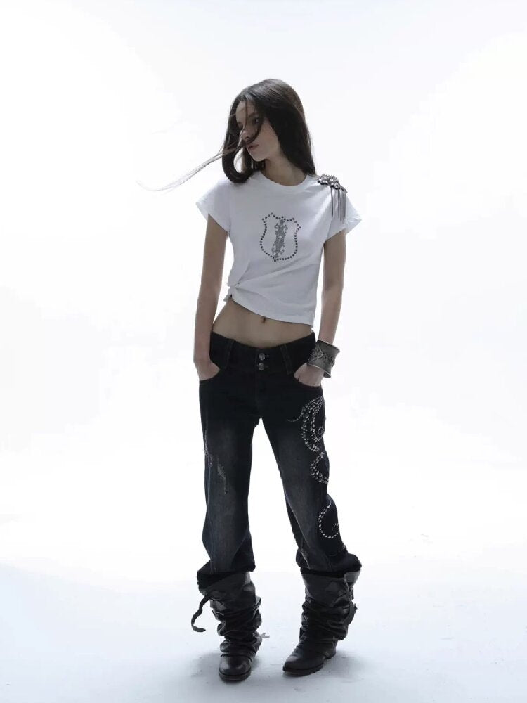 Hot Diamond Slim Short T-Shirt【s0000016572】