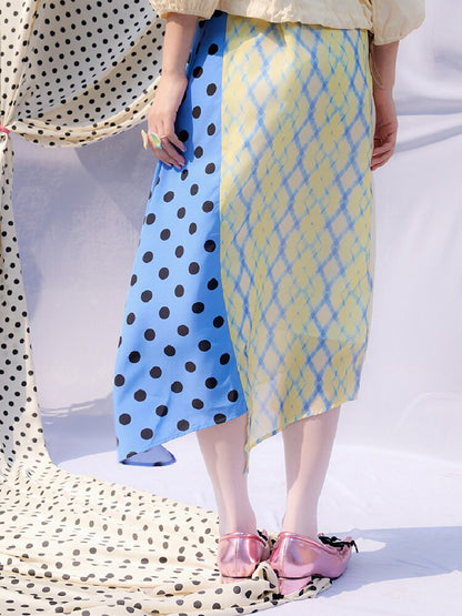 Twist Braid Patchwork Skirt Set【s0000015851】