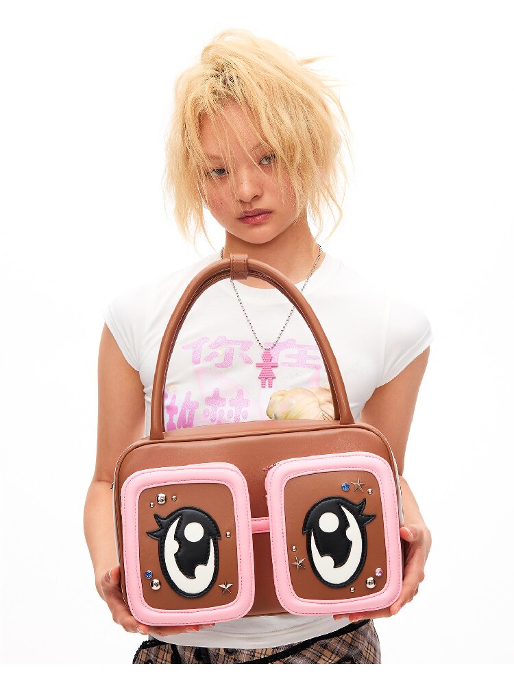 Big Eyes Big Glasses Shoulder Bag【s0000016044】